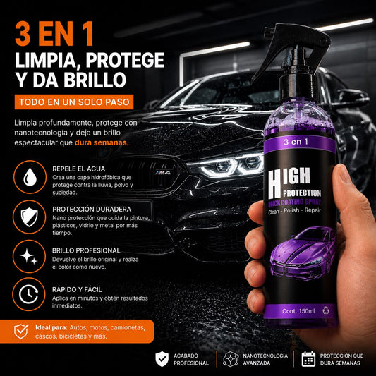 Protector Auto 3en1 Cera Spray 150ml