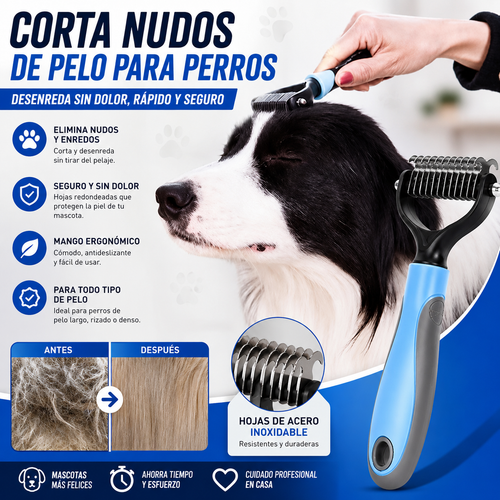 Cepillo corta nudos perro